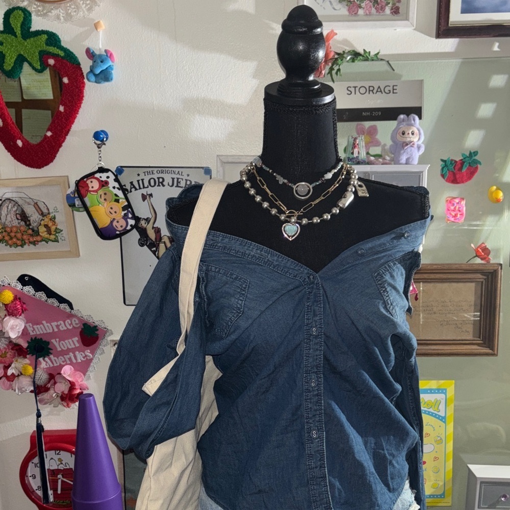 Aeropostale Blue Button Down Shirt